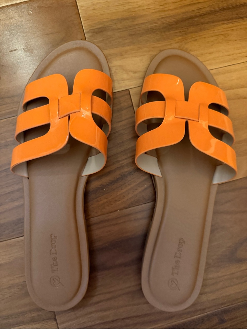 Women’s Orange Slide Sandals
